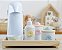 Kit Higiene Arco Íris Porcelanas Bebê Bandeja Pinus - Imagem 1
