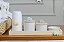 Kit Higiene Bebê Madeira Porcelanas Bandeja Pinus Carrinhos - Imagem 5