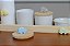 Kit Higiene Bebê Madeira Porcelanas Bandeja Pinus Carrinhos - Imagem 2