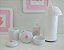 Kit Higiene Rosa Color Bebê Porcelana Potes Gel Térmica - Imagem 2