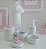 Kit Higiene Rosa Color Bebê Porcelana Potes Gel Térmica - Imagem 5