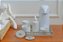 Kit Higiene Porcelanas Bebê Moderno Bandeja K039 Cinza - Imagem 3