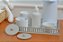 Kit Higiene Porcelanas Bebê Moderno Bandeja K039 Cinza - Imagem 2
