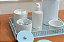 Kit Higiene Porcelanas Bebê Moderno Bandeja K039 Azul - Imagem 2