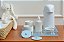 Kit Higiene Porcelanas Bebê Moderno Bandeja K039 Azul - Imagem 1