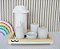 Kit Promocional Higiene Bancada Bebe Porcelana Potes Montessoriano - Imagem 8