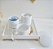 Kit Higiene Bebê Porcelanas Moderno Bandeja Espelho - Imagem 3