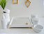 Kit Higiene Porcelana Bebê Moderno Completo Branco Off K150 - Imagem 4