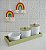 Kit Higiene Bebê Porcelana Verde Bandeja Safari Bancada - Imagem 2