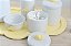 Kit Higiene Bandeja Nuvem Amarelo Térmica Potes Gel Bebê - Imagem 2