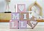 Kit 06 Cubos Branco Decoração Nome Bebê Maternidade Nicho - Imagem 3