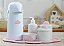 Kit Higiene Bandeja Nuvem Rosa Térmica 500ml Potes Gel Bebê - Imagem 1