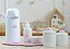 Kit Higiene Bandeja Nuvem Rosa Térmica 500ml Potes Gel Bebê - Imagem 4
