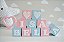 Kit 11 Cubos Branco Revelação Letra Bebê Prateleira Infantil - Imagem 6