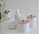 Kit Higiene Branco Bebê 4 Porcelanas Unissex Colorido Banho - Imagem 13