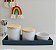 Kit Higiene Bandeja Colorida Porcelanas Tampa Pinus Oferta - Imagem 2