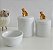 Kit Higiene Porcelana Bebê Maternidade Bancada Diversos Temas - Dourado - Imagem 6