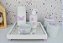 Kit Higiene Porcelana Bebê Maternidade Jardim Borboleta Lilas + Garrafa Térmica 250ml - Imagem 4