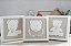 Kit 03 Quadros Enfeite Urso Menino Trio Quarto Bebê Decoração Parede - Imagem 1