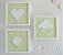 Kit 03 Quadros Bebe Parede Nuvem Amor Coracao Balao Trio Decoração - Imagem 4