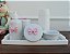 Kit Higiene Porcelana Bebê Maternidade Baby Bancada Coroa Meninas Bancada - Imagem 1