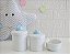 Kit Higiene Porcelana Bebê Maternidade Bancada Diversos Temas - Azul Bebê - Imagem 7