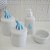 Kit Higiene Porcelana Bebê Maternidade Bancada Decoração Meninos - Azul Bebê - Imagem 2