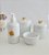 Kit Higiene Porcelana Bebê Maternidade Decoração Bancada Infantil - Dourado - Imagem 1