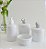 Kit Higiene Porcelana Unissex Maternidade Bebê Decoração Temas Bancada - Imagem 9