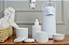 Kit Higiene Porcelana Bebê Maternidade Bancada Unissex + Garrafa Térmica 500ml - Imagem 7