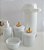 Kit Higiene Porcelana Bebê Maternidade Bancada Dourado Temas Baby Decoração + Garrafa Térmica 500ml - Imagem 5