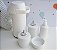 Kit Higiene Porcelana Bebê Maternidade Bancada Prata Temas Baby Decoração + Garrafa Térmica 500ml - Imagem 10