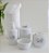 Kit Higiene Porcelana Bebê Maternidade Bancada Prata Temas Baby Decoração + Garrafa Térmica 500ml - Imagem 8
