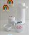 Kit Higiene Porcelana Bebê Maternidade Decoração Bancada Meninas Temas + Garrafa Térmica 500ml - Imagem 4