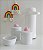 Kit Higiene Porcelana Bebê Maternidade Decoração Bancada Meninas Temas + Garrafa Térmica 500ml - Imagem 9