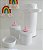 Kit Higiene Porcelana Bebê Maternidade Decoração Bancada Meninas Temas + Garrafa Térmica 500ml - Imagem 3