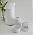 Kit Higiene Porcelana Bebê Maternidade Decoração Bancada Prata Temas Baby + Garrafa Térmica 500 ml - Imagem 9