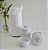 Kit Higiene Porcelana Bebê Maternidade Decoração Bancada Prata Temas Baby + Garrafa Térmica 500 ml - Imagem 8