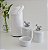 Kit Higiene Porcelana Bebê Maternidade Decoração Bancada Prata Temas Baby + Garrafa Térmica 500 ml - Imagem 6