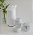 Kit Higiene Porcelana Bebê Maternidade Decoração Bancada Prata Temas Baby + Garrafa Térmica 500 ml - Imagem 3