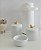 Kit Higiene Porcelana Bebê Maternidade Bancada Temas Dourado Decoração + Garrafa Térmica 500ml - Imagem 4