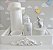 Kit Higiene Bebê Porcelana Térmica Quarto K028 Ursa - Imagem 2