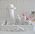 Kit Higiene Bebê Porcelana Térmica Quarto K028 Ursa - Imagem 1