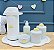 Kit Porcelanas Bebê Bandeja Nuvem Térmica 500ml Potes Higiene - Imagem 3