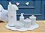 Kit Porcelanas Bebê Bandeja Nuvem Térmica 500ml Potes Higiene - Imagem 2
