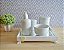 Kit Higiene Bandeja Porcelana Bebe Decoração Unissex Coração + Barato - Imagem 3