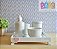 Kit Higiene Bandeja Porcelana Bebe Decoração Unissex Coração + Barato - Imagem 2