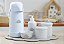 Kit Higiene Bandeja Nuvem Cinza Térmica 500ml Potes Gel Bebê - Imagem 7