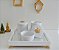 Kit Higiene Porcelana Bebê Bandeja Maternidade Coroa - Imagem 1