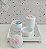 Kit Higiene Porcelana Bebê Bandeja Maternidade Laço - Imagem 1